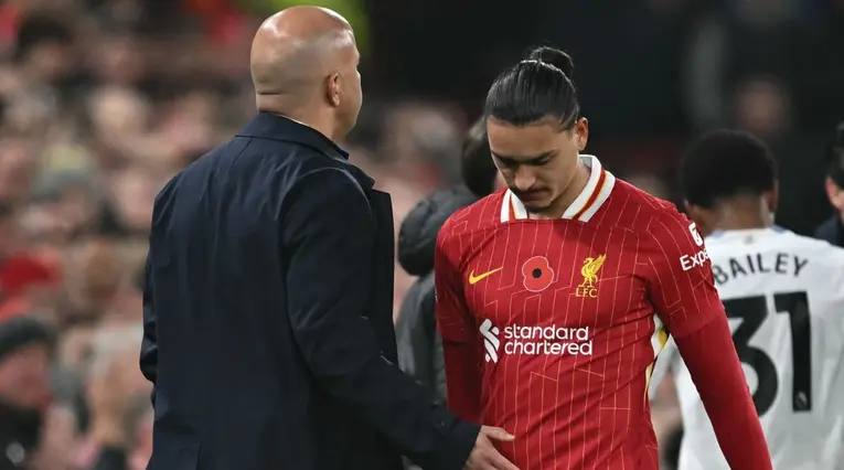 Darwin Núñez con Liverpool