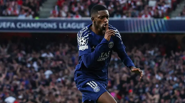 Alarma en el PSG con Dembélé: se perdería la vuelta ante Arsenal