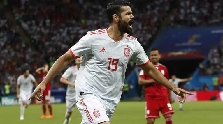 Diego Costa salvó a España ante Irán en Rusia 2018