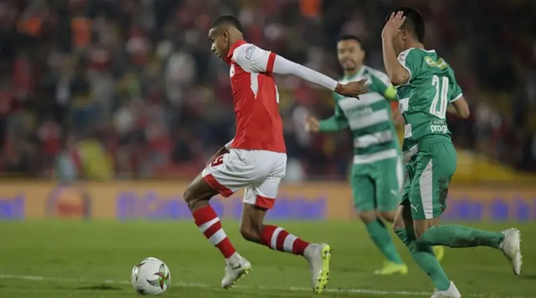 Dylan Borrero, jugador de Independiente Santa Fe