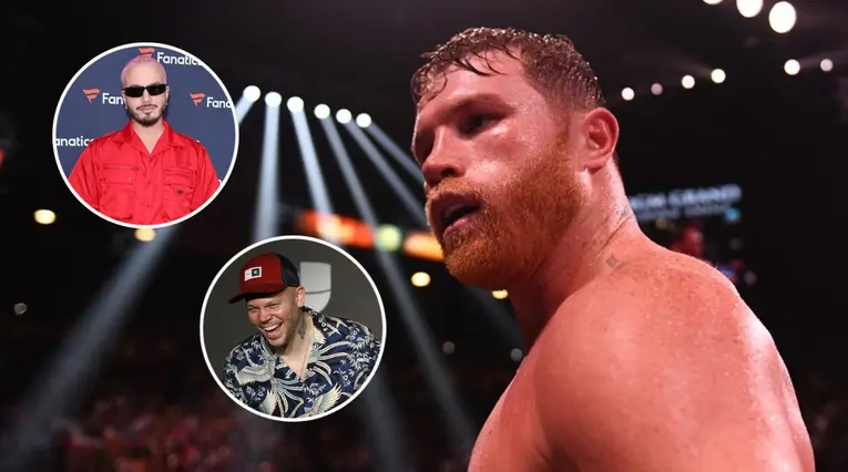 Canelo Álvarez, J Balvin y Residente
