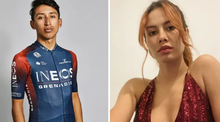 Egan Bernal y Mafe Motas