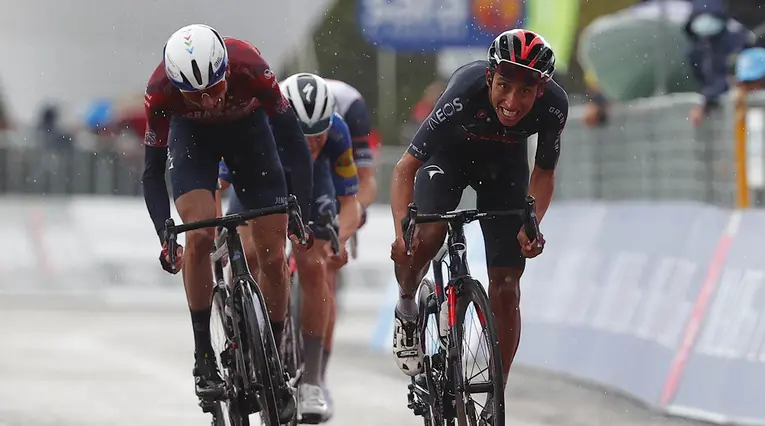 Remco Evenepoel y Egan Bernal Giro de Italia