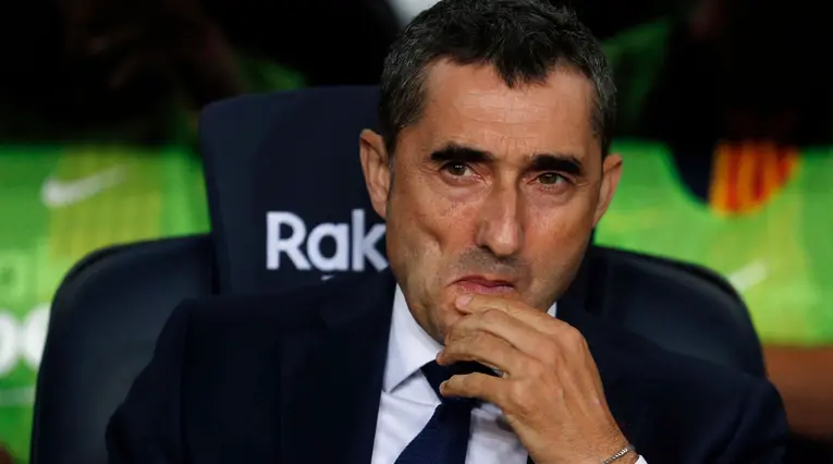 Ernesto Valverde, técnico del Barcelona