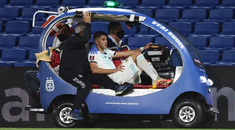 Exequiel Palacios, jugador de la Selección de Argentina