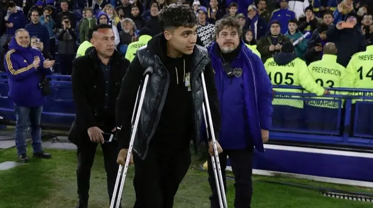 Ezequiel Ceballos - Lesión, Boca Juniors