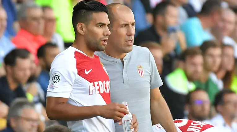 Falcao García y Leonardo Jardim