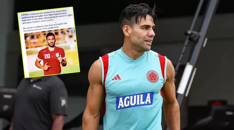 Falcao reacciona a condena de futbolista iraní