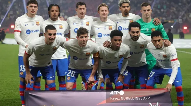 Plantilla del Barcelona para enfrentar al Osasuna en Supercopa de España