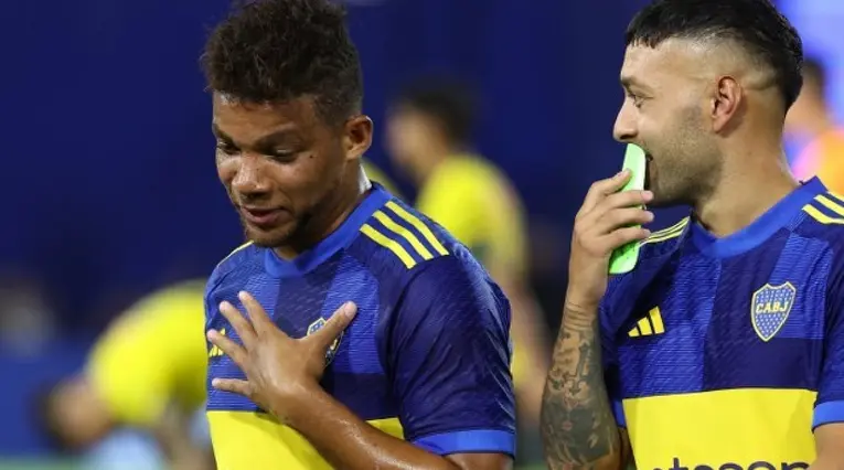 Frank Fabra Boca Juniors vs Defensa y Justicia