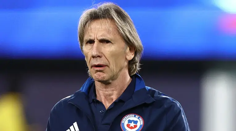 Ricardo Gareca con la selección de Chile