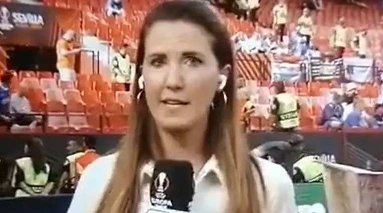 Gemma Soler en la final de la Europa League