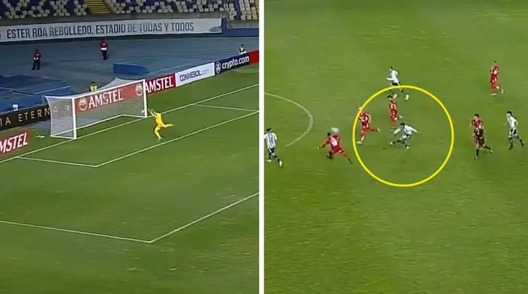 Golazo de Racing que iría al Puskás