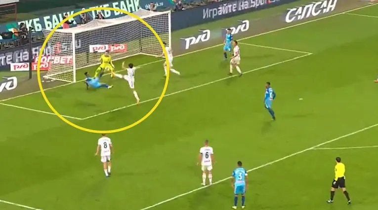 Gol de tijera de Mateo Casierra con el Zenit
