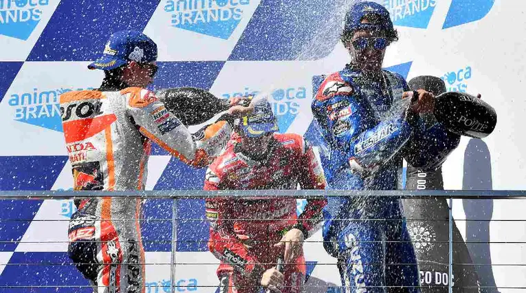 Podio Gran Premio de Australia de MotoGP