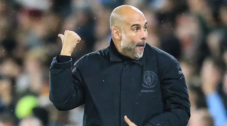 Pep Guardiola, técnico de Manchester City