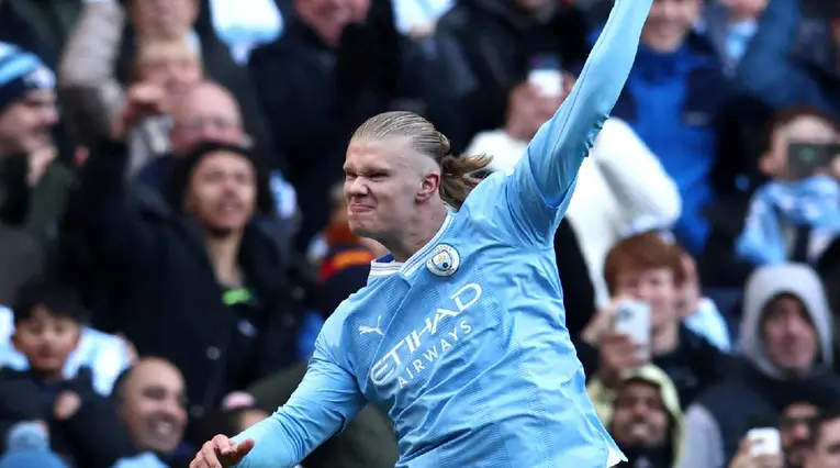 Erling Haaland, delantero de Manchester City