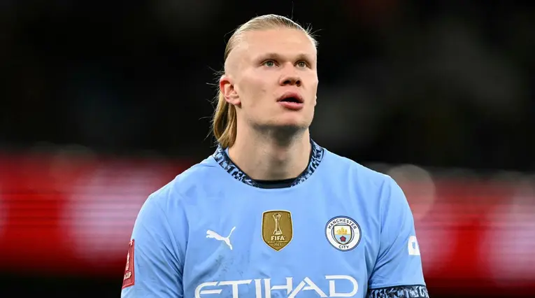 Erling Haaland con el Manchetser City