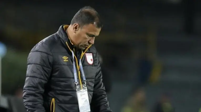 Harold Rivera, técnico de Santa Fe