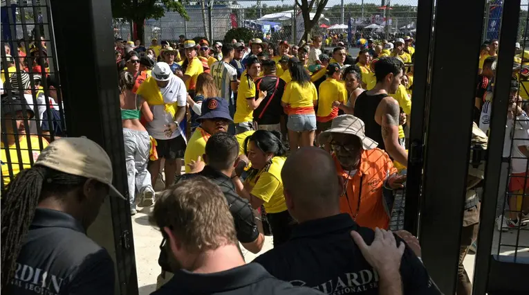 Hinchas colombianos