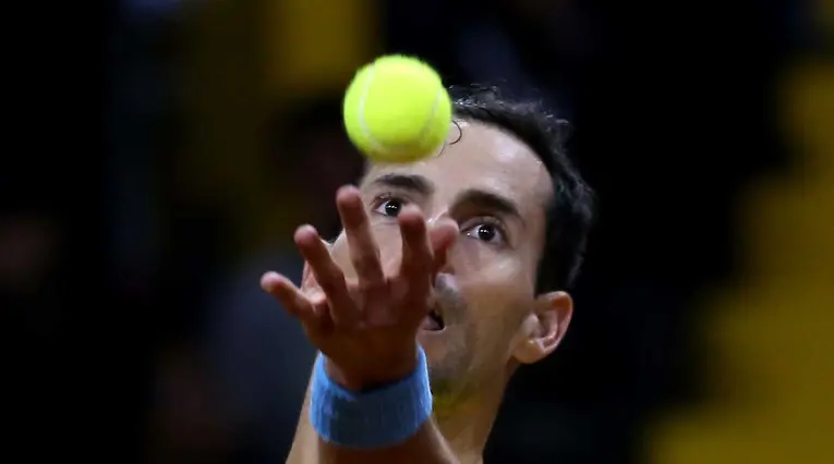 Santiago Giraldo le dio el primer punto a Colombia en la Copa Davis