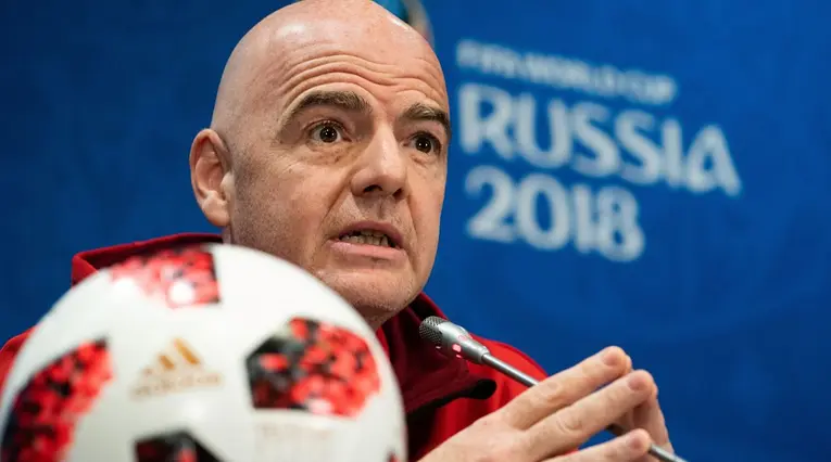 Gianni Infantino actual presidente de la FIFA 