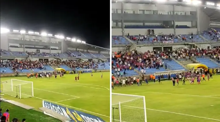Invasión de hinchas Unión Magdalena