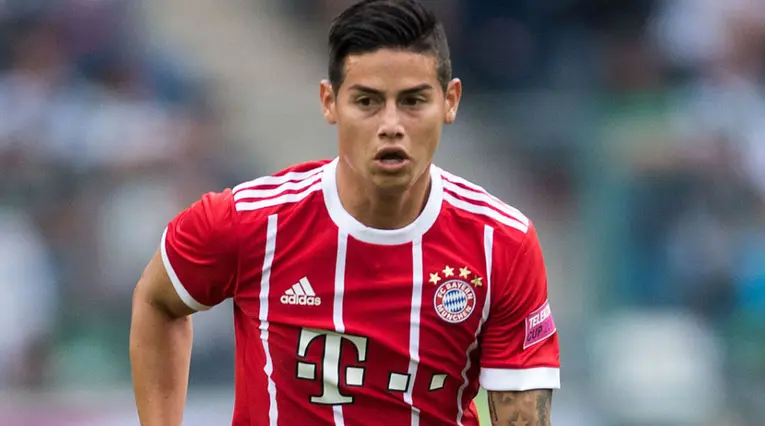 James Rodríguez, jugador del Bayern Múnich