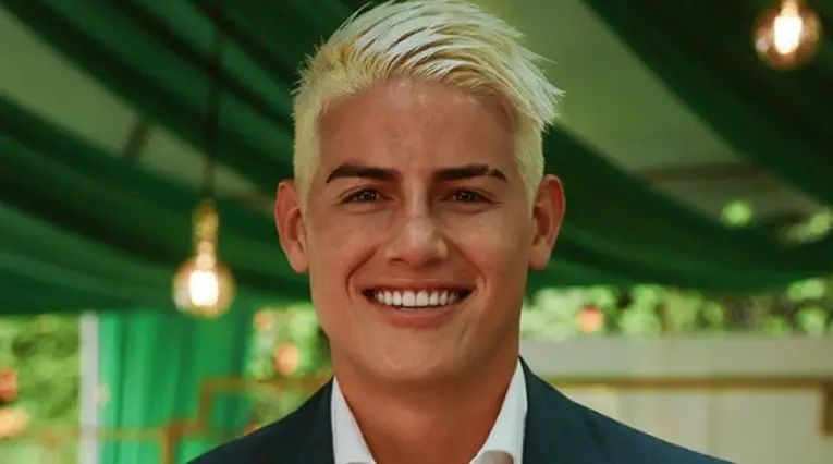 James Rodríguez cambio de look