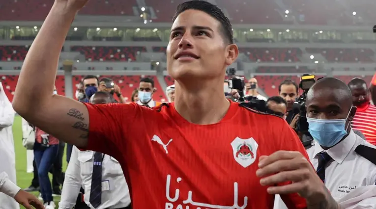 James Rodríguez, jugador del Al Rayyan