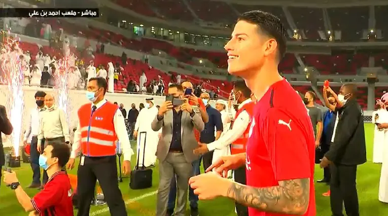 James Rodríguez presentación Al Rayyan