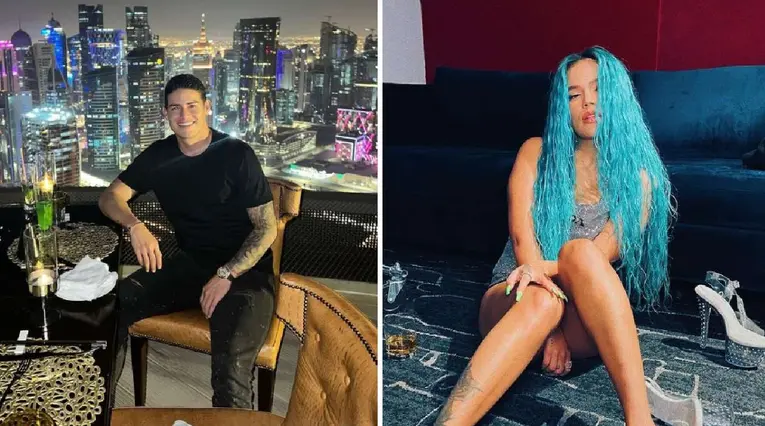 James Rodríguez y Karol G