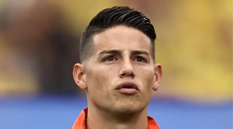 James Rodríguez con la selección Colombia