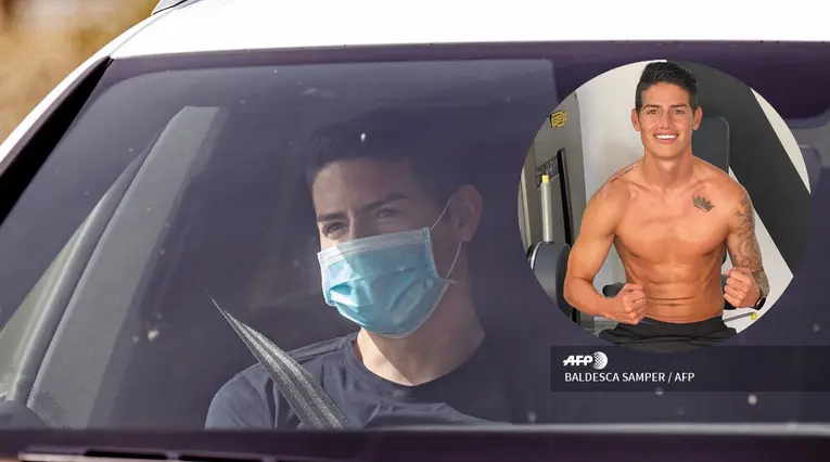 James Rodríguez con la selección Colombia en las Eliminatorias 2026