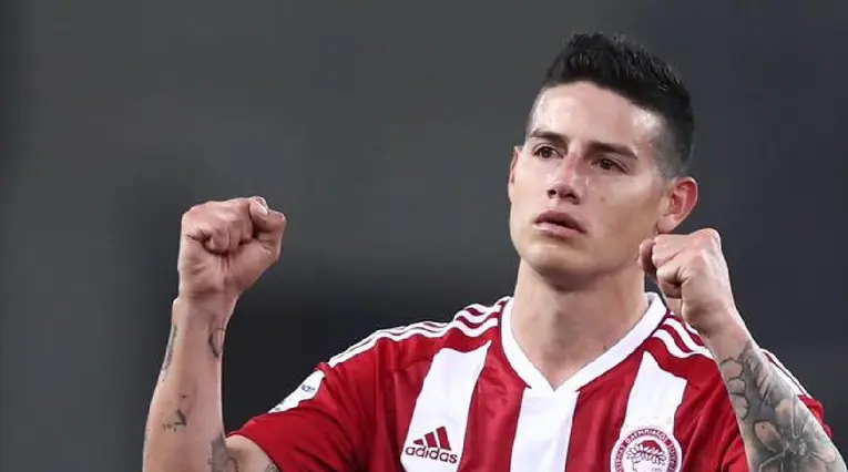 James Rodríguez con la selección Colombia