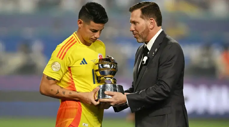 James Rodríguez, mejor jugador de Copa América