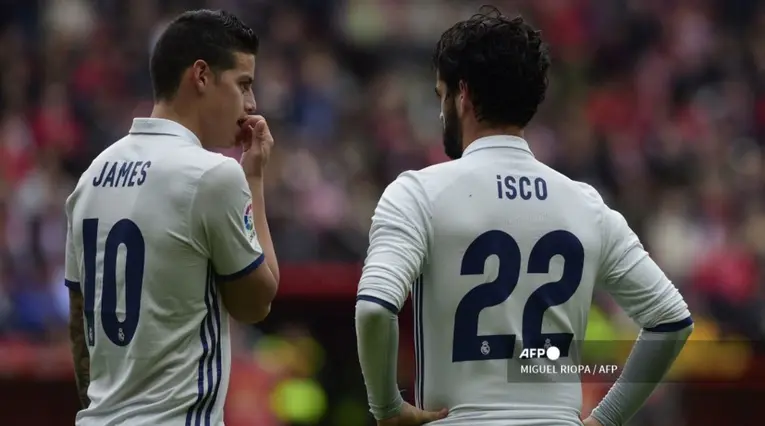 James Rodríguez e Isco Alarcón