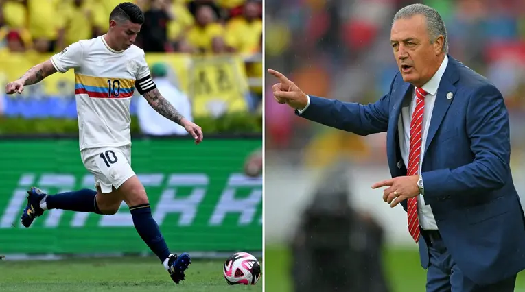 Alfaro defiende la titularidad de James en Colombia: "Se transforma"