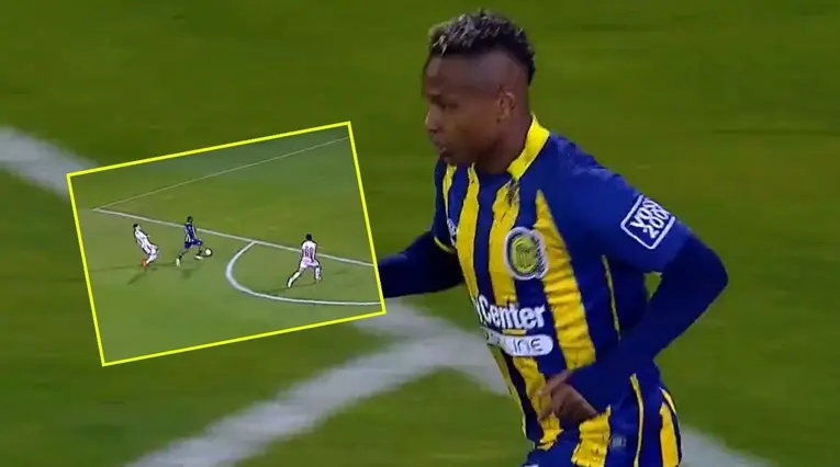 Gol de Jaminton Campaz con Rosario Central en Copa Sudamericana