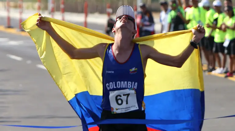 Jeison Suárez venció en la maratón masculina de los Centroamericanos 2018
