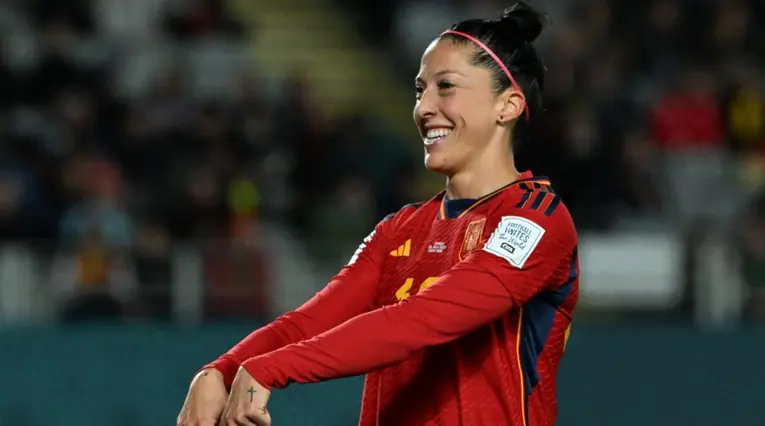 Jenni Hermoso, futbolista de la Selección de España
