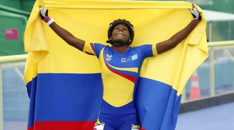 Jhoana Viveros, patinadora colombiana
