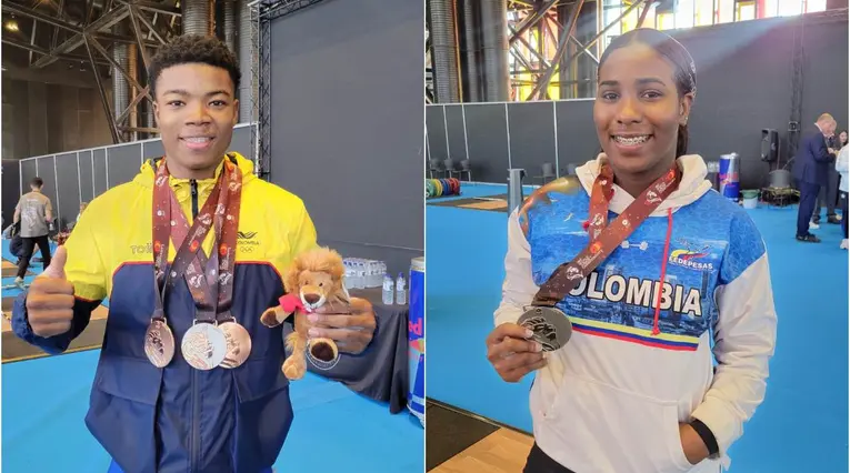 Colombia en Mundial de pesas sub 20
