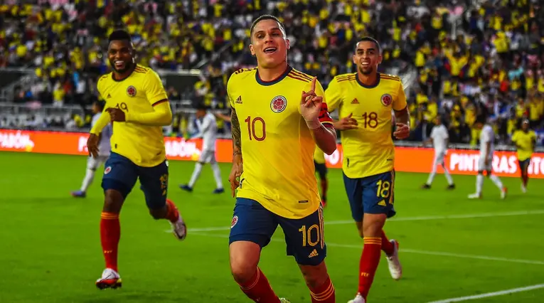 Juan Fernando Quintero con la Selección Colombia