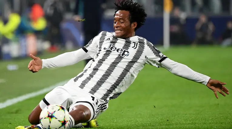 Juan Guillermo Cuadrado con la Juventus