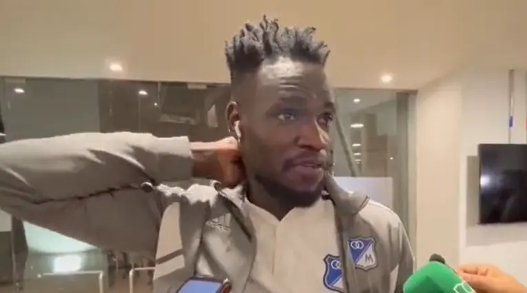 Juan Moreno cuando era jugador de Millonarios