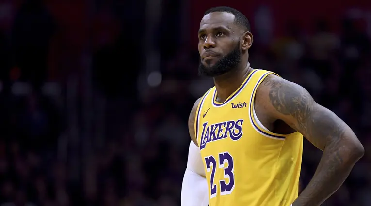 LeBron James, jugador de Los Lakers