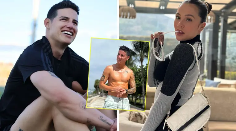 Lina Tejeiro y James Rodriguez