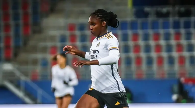 Linda Caicedo con el Real Madrid