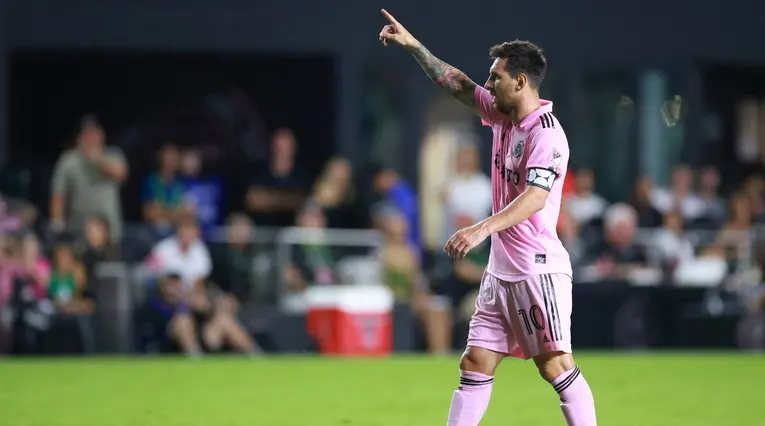 Lionel Messi con el Inter Miami